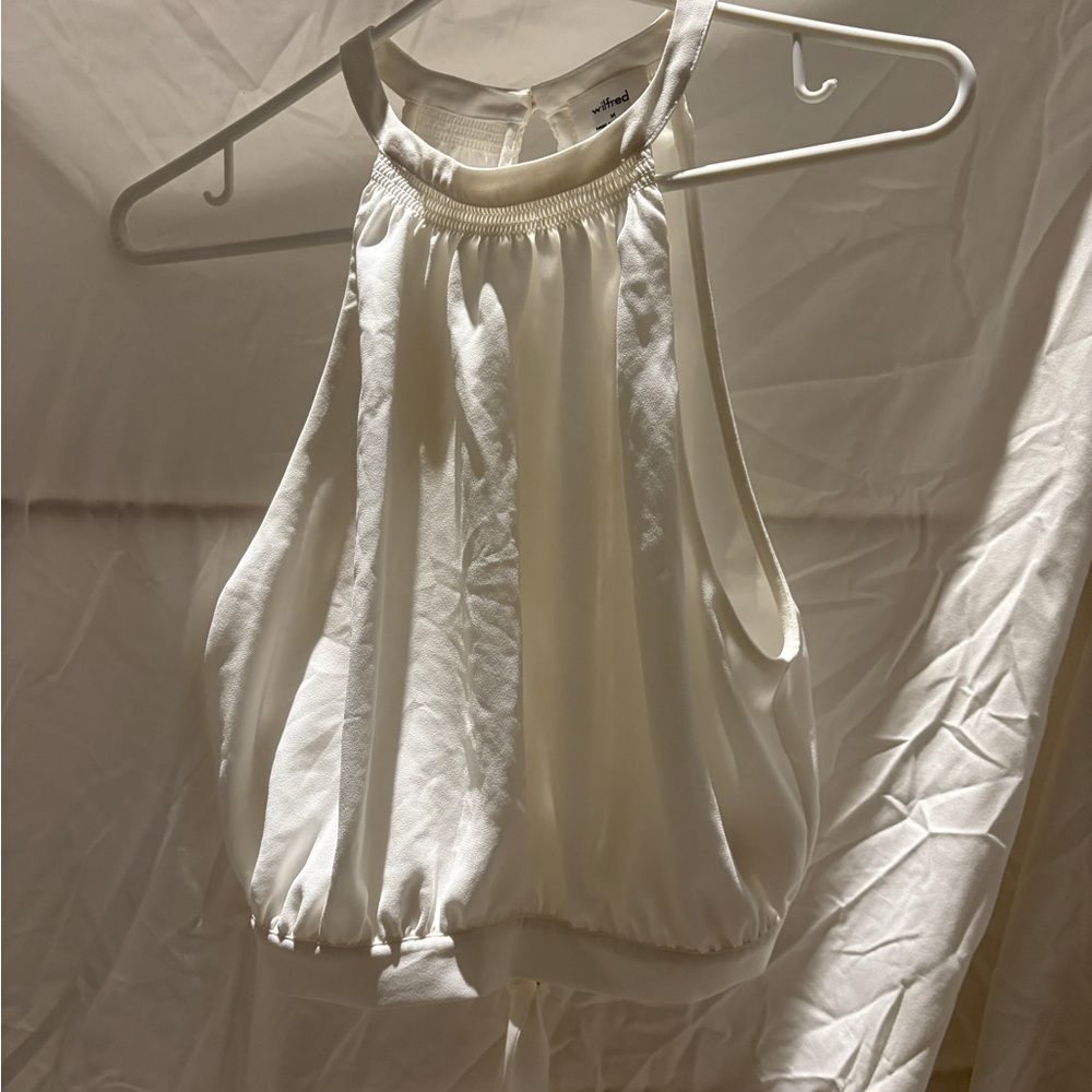Wilfred Cream Blouse Tank Top